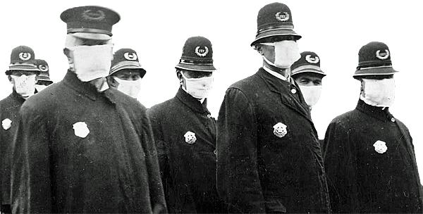 masked policemen